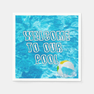 Serviette En Papier Accueil Piscine