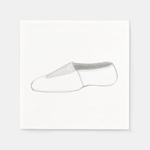 Serviette En Papier Acro acroatics Gymnaste Dance Chaussure Anniversai