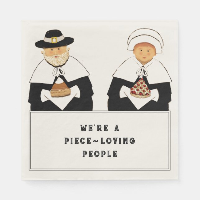 Serviette En Papier Action de grâces créative (Devant)