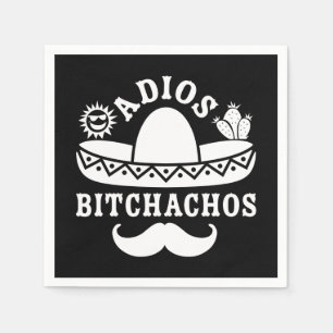 Serviette En Papier Adios Bitchachos Cinco De Mayo