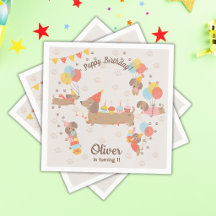 Adorable Chiot Anniversaire Pawty