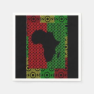 SERVIETTE EN PAPIER AFRIQUE NAPKINS