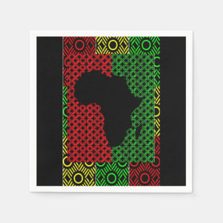 SERVIETTE EN PAPIER AFRIQUE NAPKINS