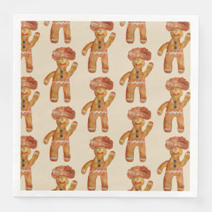 Serviette En Papier Afro Pain d'épices Homme Mug Napkins