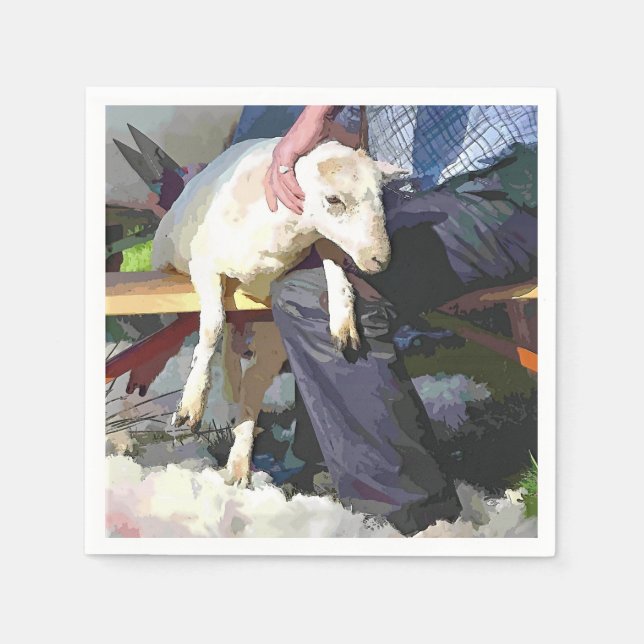 SERVIETTE EN PAPIER AGRICULTURE (Devant)