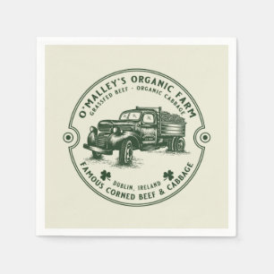 Serviette En Papier AGRICULTURE vintage FERME RANCH FERME DÉCOUPAGE AR