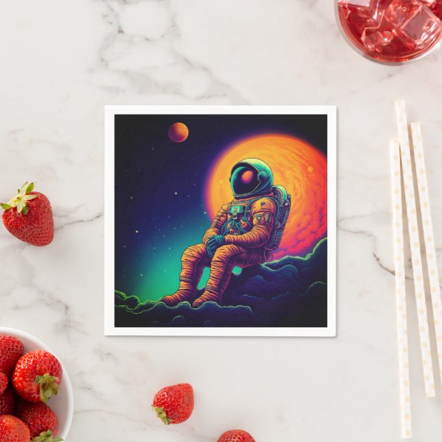 Serviette En Papier Ai Astronaut (En situation)