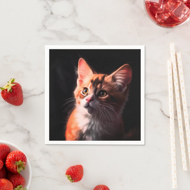 Serviette En Papier Ai Kitten (En situation)