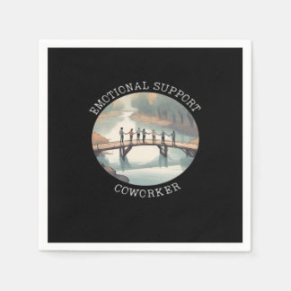Serviette En Papier Aide émotionnelle Coworker Motivational Companion