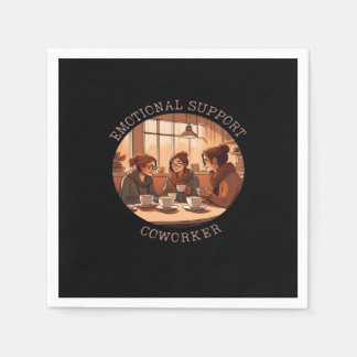 Serviette En Papier Aide émotionnelle Coworker Motivational Office Com