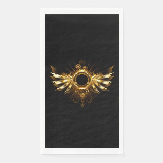 Serviette En Papier Ailes de Steampunk (Devant)