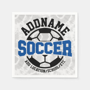 Serviette En Papier AJOUT PERSONNALISÉ NOM Joueur de football Cravate-