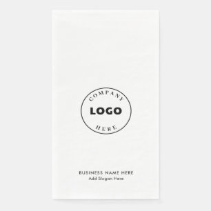 Serviette En Papier Ajouter un logo d'entreprise Employés de l'entrepr