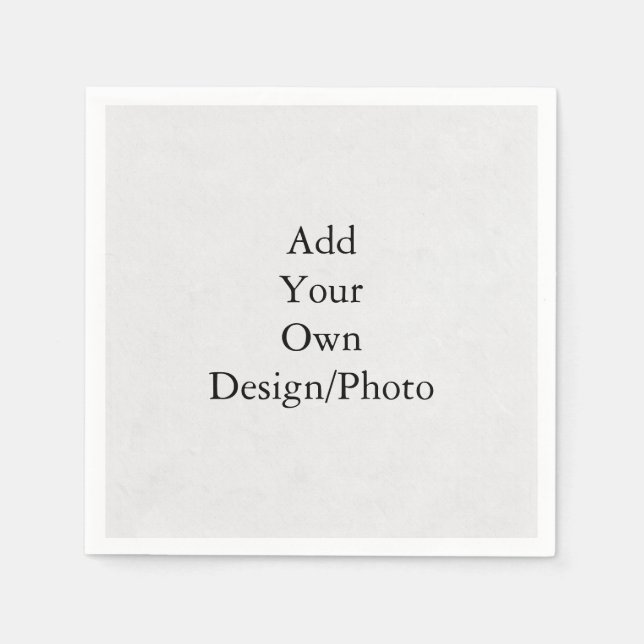 Serviette En Papier Ajoutez votre propre conception/ papier photo serv (Devant)