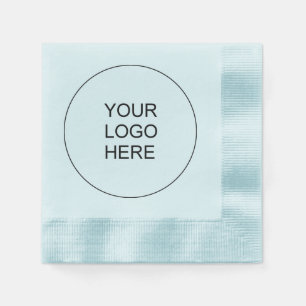 Serviette En Papier Ajoutez votre propre texte de logo ici Cocktail en