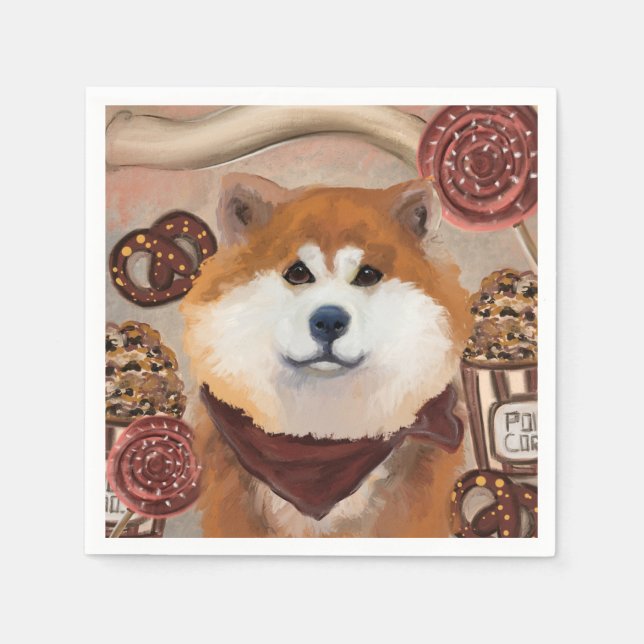 SERVIETTE EN PAPIER AKITA (Devant)