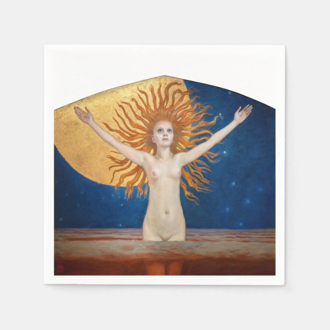 Serviette En Papier Akseli Gallen-Kallela - Ad Astra (Devant)