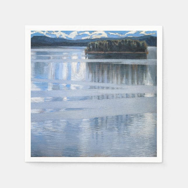 Serviette En Papier Akseli Gallen-Kallela - Lac Keitele (Devant)