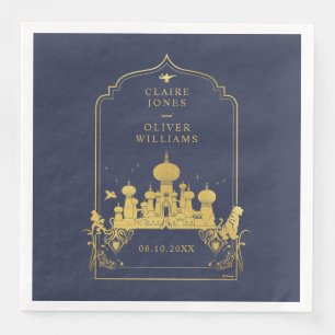 Serviette En Papier Aladdin Gold Mariage de Disney