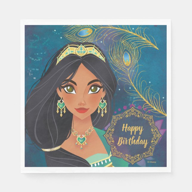 Serviette En Papier Aladdin | Jasmine "Soyez entendu" (Devant)