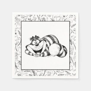 Serviette En Papier Alice au pays des merveilles - Baby shower Cheshir