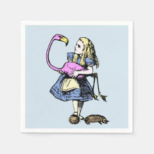 Serviette En Papier Alice au pays des merveilles Jolie décoration pour