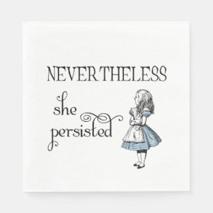 Serviette En Papier Alice au pays des merveilles Néanmoins les servie