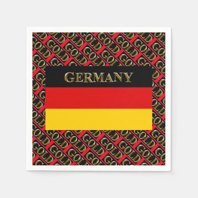 SERVIETTE EN PAPIER ALLEMAGNE (Devant)