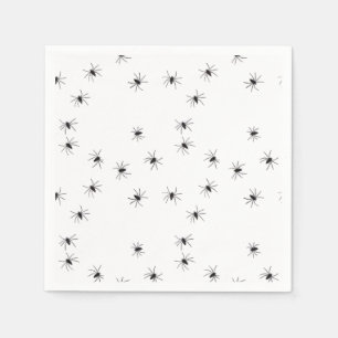 Serviette En Papier Allover Araignées Halloween