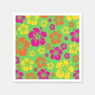 Serviette En Papier Aloha Cute Hawaiian 1er Anniversaire Thème de fête