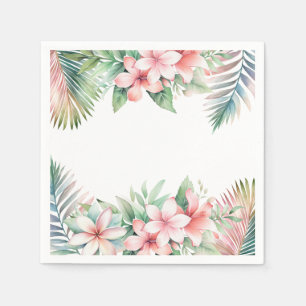 Serviette En Papier Aloha Luau Tropical Adulte Anniversaire