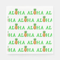 ALOHA Tropical Island Hawaiian Pineapple Hawaii