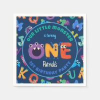 Alphabet Monstres 1er anniversaire Notre petit mon