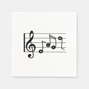 Serviette En Papier Alto Singer Cocktail musical Napkin