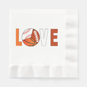 Serviette En Papier Amateur De Football De Basketball De Tennis