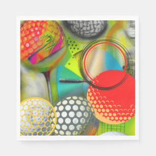 Serviette En Papier Amateurs de Golf