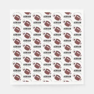 Serviette En Papier American Football Gridiron Ball fête d'anniversair