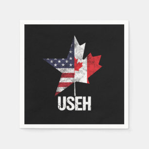 Serviette En Papier Amérique Canada États-Unis Drapeau américain