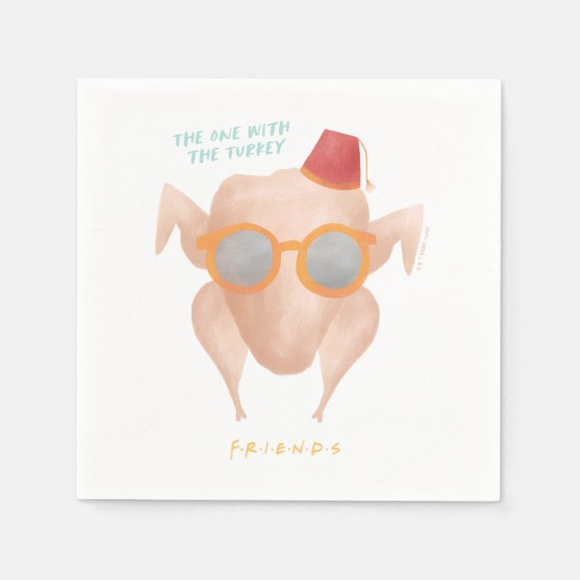 Serviette En Papier AMIS™ | Celui avec la Turquie (Devant)