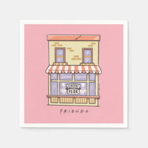 Serviette En Papier AMIS™   Central Perk Cartoon Coffee Shop