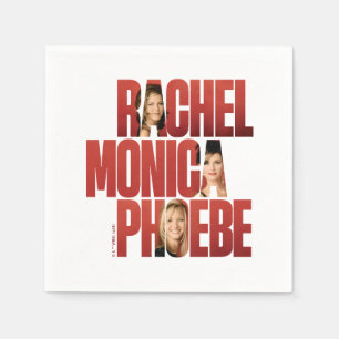 Serviette En Papier AMIS™ Rachel, Monica & Phoebe