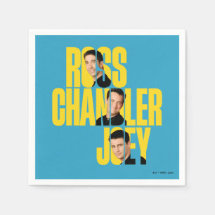 Serviette En Papier AMIS™ Ross, Chandler et Joey