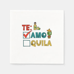Serviette En Papier Amo Tequila Cinco De Mayo Drôle
