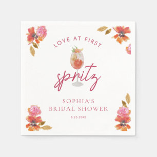Serviette En Papier Amour à la Fête des mariées First Spritz