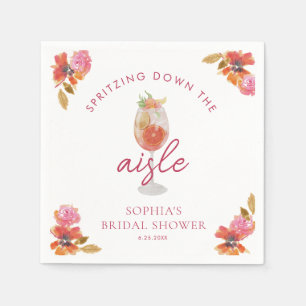 Serviette En Papier Amour à la Fête des mariées First Spritz