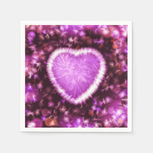 Serviette En Papier Amour éternel