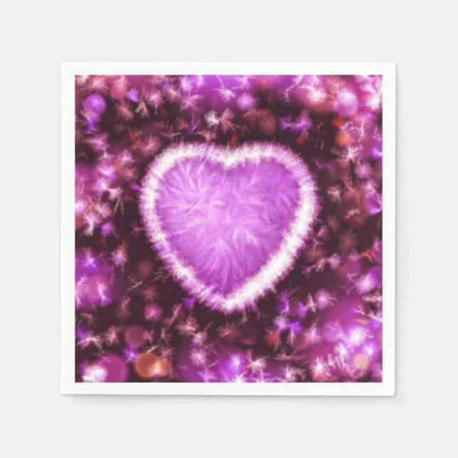 Serviette En Papier Amour éternel (Devant)