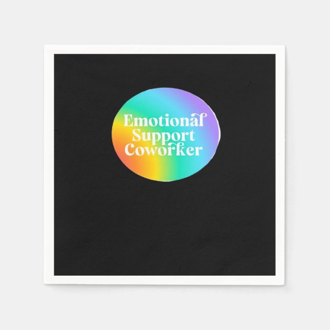 Serviette En Papier Amusant d'aide émotionnelle (Devant)