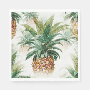 Serviette En Papier Ananas