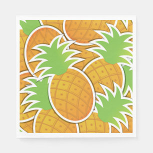 Serviette En Papier Ananas funky